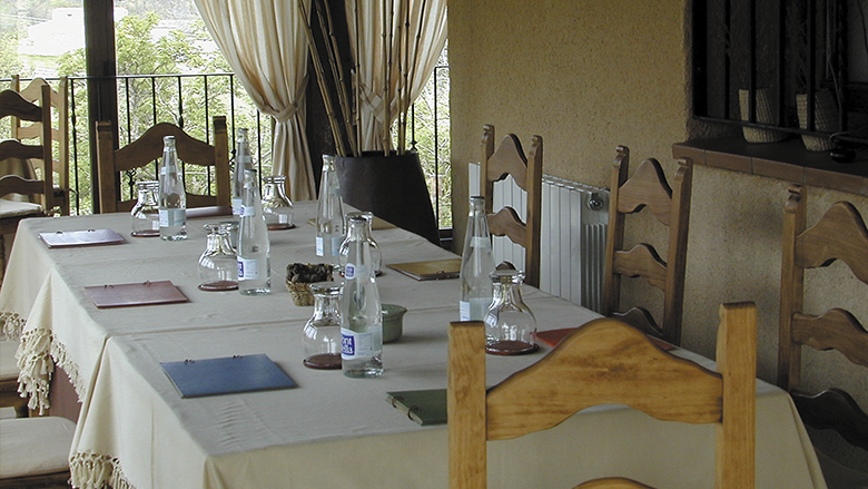 Mesa en la comedor